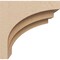 Ekena Millwork 5"W x 10"D x 10"H Classic Rockford Rough Cedar Woodgrain TimberThane Corbel, Primed Tan CORUR05X10X10ROCRCPR - alternate 4